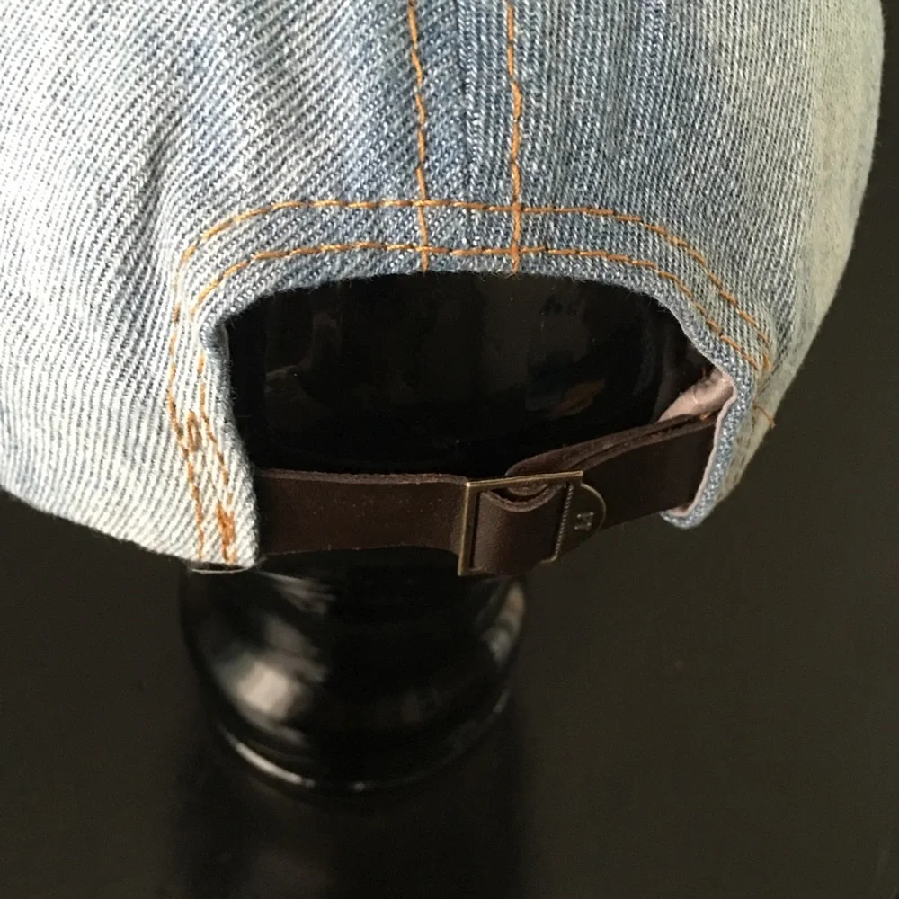 BOSS Studded Silver Embellished Jean Trucker Hat